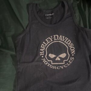 Harley-Davidson Black Skull Tank Top